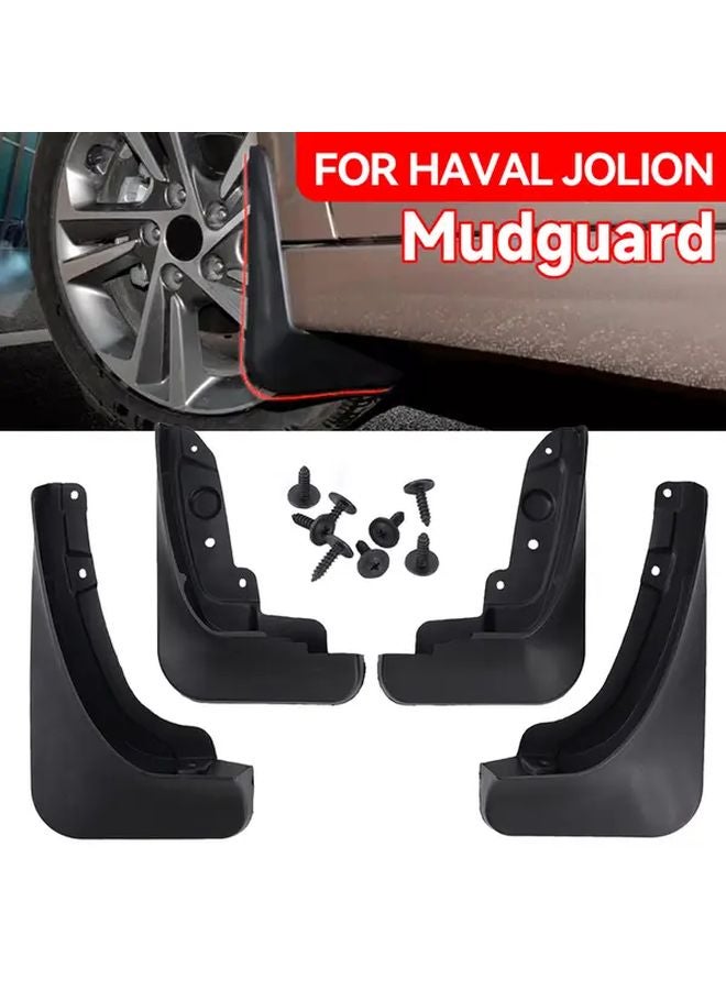 مصدات الطين السوداء لحماية جناحي GWM Haval Jolion الأمامي والخلفي - Image 1